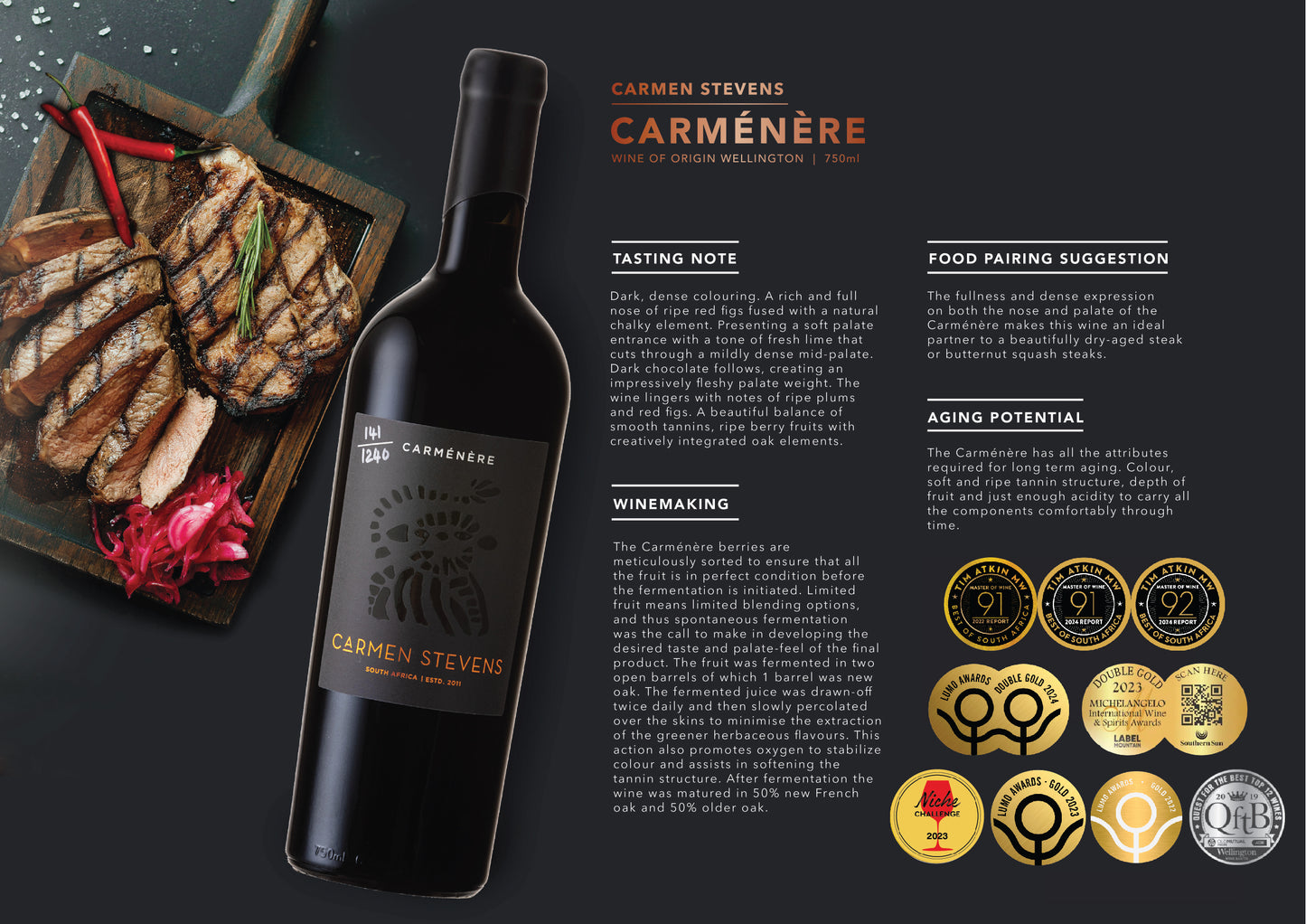 Carménère 2022 - W.O. Wellington